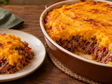 Escondidinho de Carne Seca com Abóbora