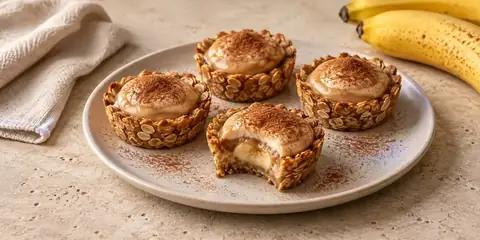 Banoffee de Aveia em Forminha