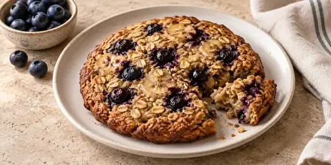 Cookie Gigante de Banana com Mirtilo