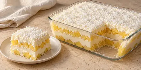 Gelado de Abacaxi com Iogurte e Coco