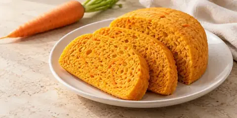 Pão de Cenoura de Micro-ondas