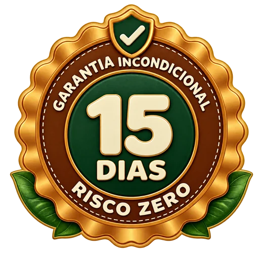 Selo de garantia incondicional de 15 dias